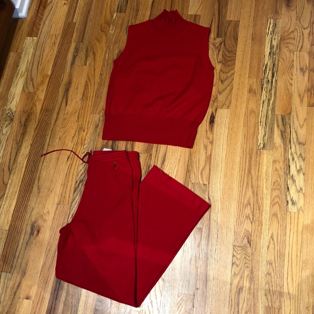 St John 100% Cashmere Sport Sweat Set